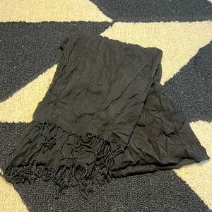 Light weight black scarf